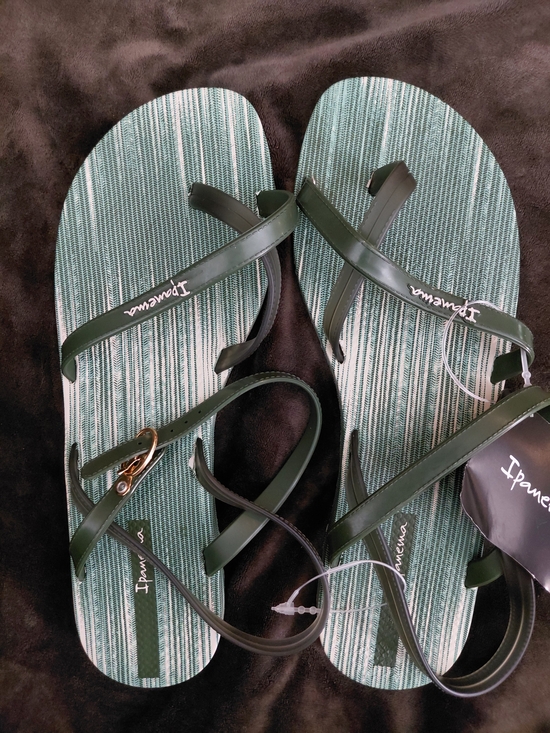 Ipanema Shoes - Ipanema Olive Green Strappy Women's Sandals